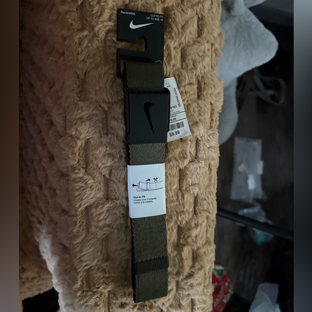 Nike Dark Green Belt with Black Buckle